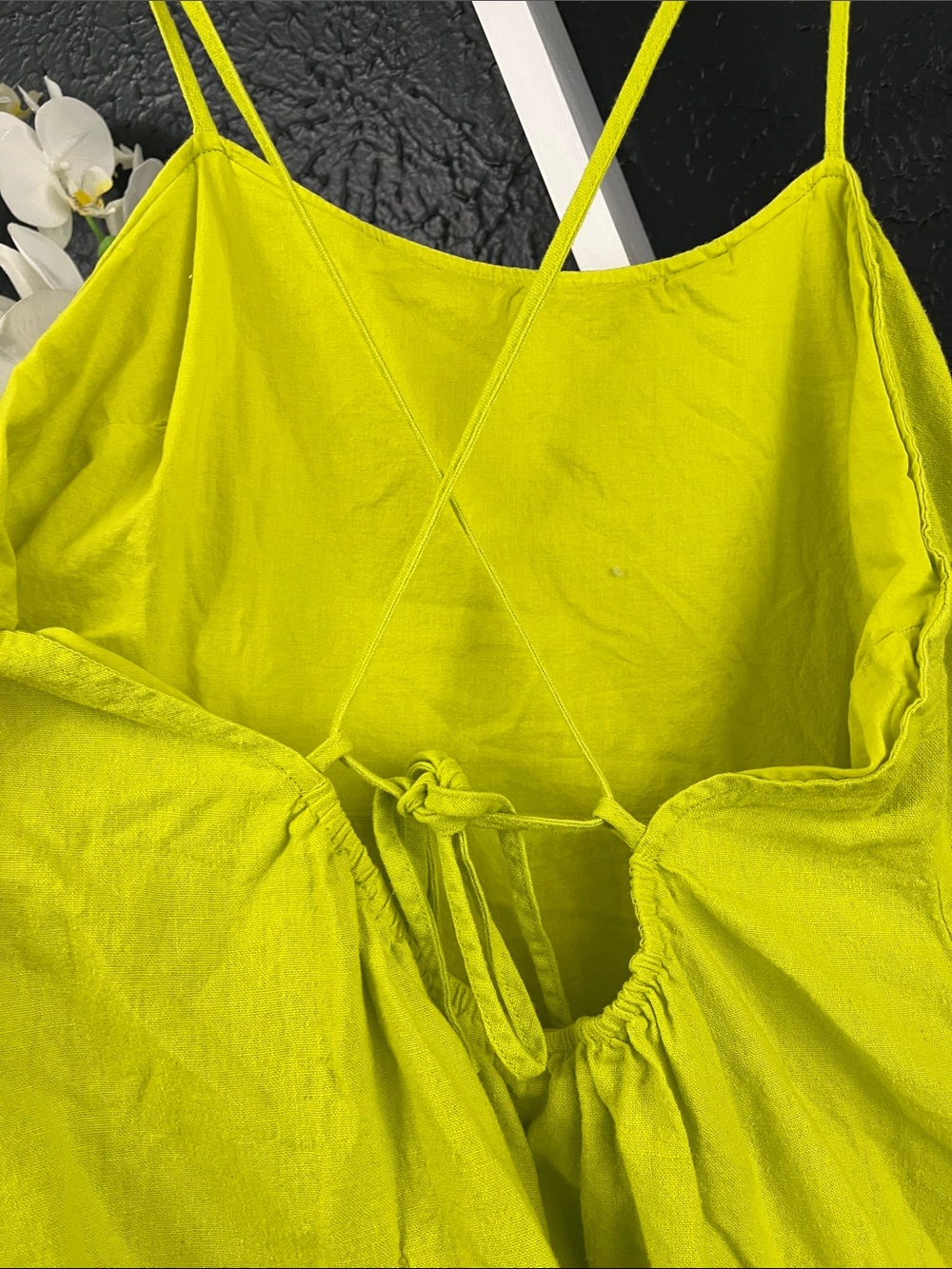 a new day Neon Lime Green Mini Dress - Picture 3 of 6